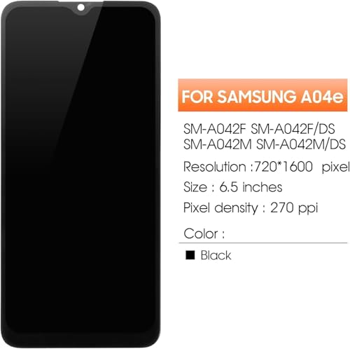 Écran de remplacement pour Samsung A04E résolvant les pannes LCD - 2