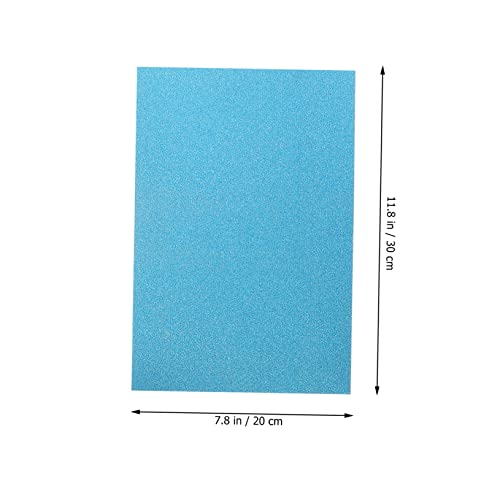 Gadpiparty 20 Folhas Papel Glitter A4 Papel Cartolina Brilhante Papel Cartão Glitter Estoque De Cart