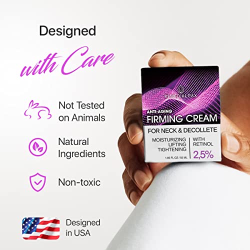 Neck Firming Cream - Anti Aging Facial Moisturizer With Retinol Collagen And Hyaluronic Acid #TOP7