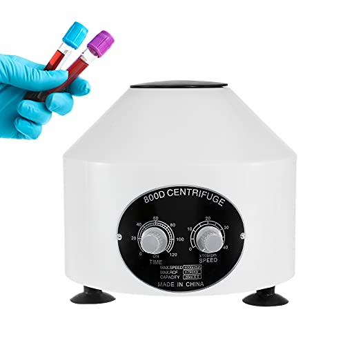Powlab Electric Centrifuge Machine Desktop Laboratory Benchtop Centrifuges Lab Medical Practice With Timer And Speed Control - Low Speed,4000 Rpm, Capacity 20 Ml X 6-110V #TOP24