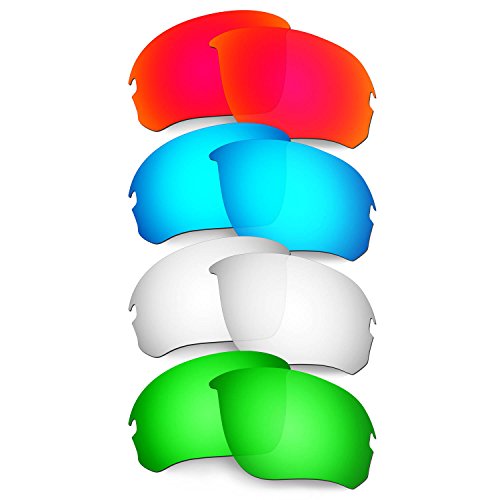 Lentille de rechange pour Oakley Flak Draft réparer verres rayés rouge bleu