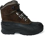 Labo Pro Men's Warm Winter Snow Boots Shoes Waterproof Insulated Lace UP 103LP-BROWN-11