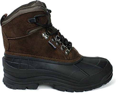 Image of Men's Winter Snow Boots Shoes Waterproof Insulated Lace UP (D,M)