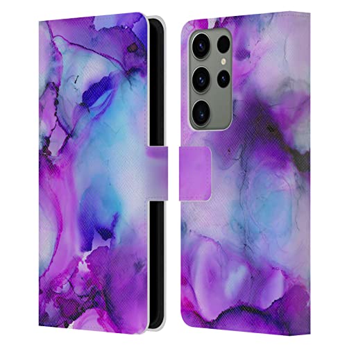 Étui en cuir Haroulita pour Galaxy S23 Ultra aux finitions UV