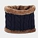 3PCS Fashion Teens Christmas Knit Hat Gloves Neck Gaiter Suits Adult Winter Outdoor Warm Students Windproof Supplies Scarf Se