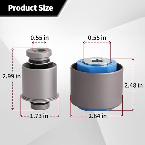 Rear Axle Suspension Bushing Kit for Trailing Control Arm, Compatible With Ford Fusion 2013–2020 Mondeo MK5 Edge Taurus Mustang, Polyurethane Aluminum Replaces FR3C3C270AA F2GC5K653AXB (1 Pair) by RydSuns - Used condition - Image 5