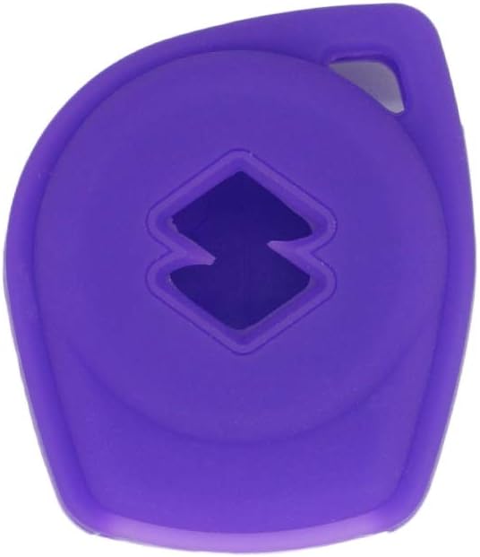 Silicone Cover Protector Case Holder Skin Jacket Compatible with SUZUKI 2 Button Remote Key Fob CV4545 Deep Purple