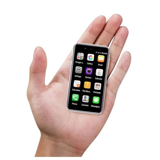 SUDRID Mini Smartphone, Unlocked Smartphone The World's Smallest Cell Phone 3.0 Inches Android Mini Phone 2G+32G Quad Core 5.0MP Dual SIM Tiny Child Phone Unlocked 3G Mobile Phone (White)