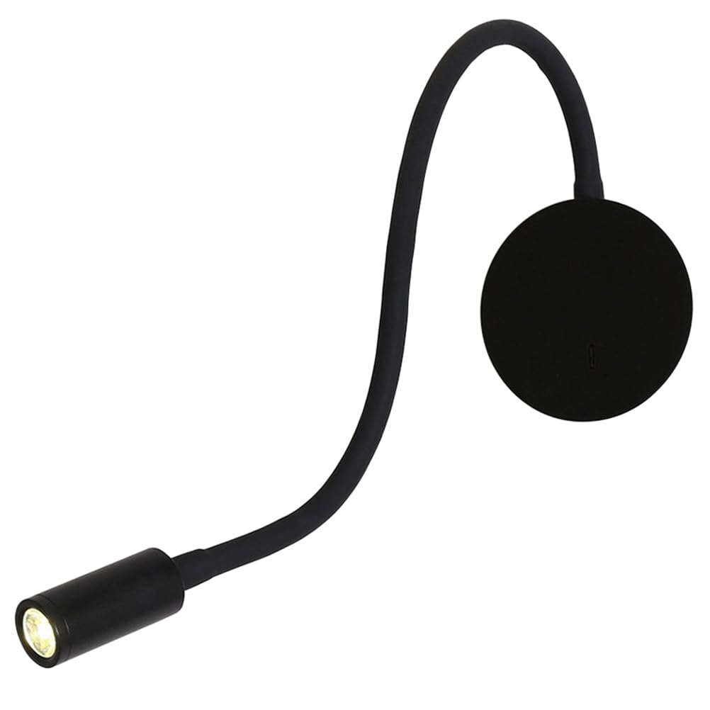 Hemobllo Lampe De Lecture Murale Flexible Led Applique Liseuse À Col De Cygne Avec Interrupteur Lumière De Chevet Pour Lecture Nocturne Protection Des Yeux Pour Chambre Et Salon
