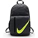 Nike Kids' Elemental Backpack, Kids' Backpack with Comfort and Secure Storage, Dark Grey/Black/Volt