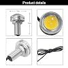 Yolu 2-Pack Eagle Eye Lights Yellow Light 20mm Eagle Eye Led Bulbs Daytime Running Lights Reverse Tail Brake Turn Signal Light Tail Backup Lights Clearance Marker Lights 12V