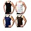 4pk(black/White/Navy/Brown)