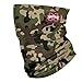 Mississippi State Bulldogs Green Neck Gaiter Camo print Vive La Fete