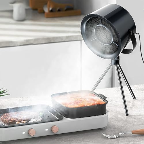 Mini Cappa da Cucina da Tavolo, per Barbecue da Esterno Scarico Potente e Silenzioso, Cappa Aspirante Lavabile e Silenziosa per Casa, Cucina, Pentola Calda