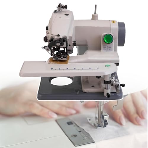 HCAUYNN Cover Stitch Sewing Machine 3-8 mm stitch length 1200 rpm 220V