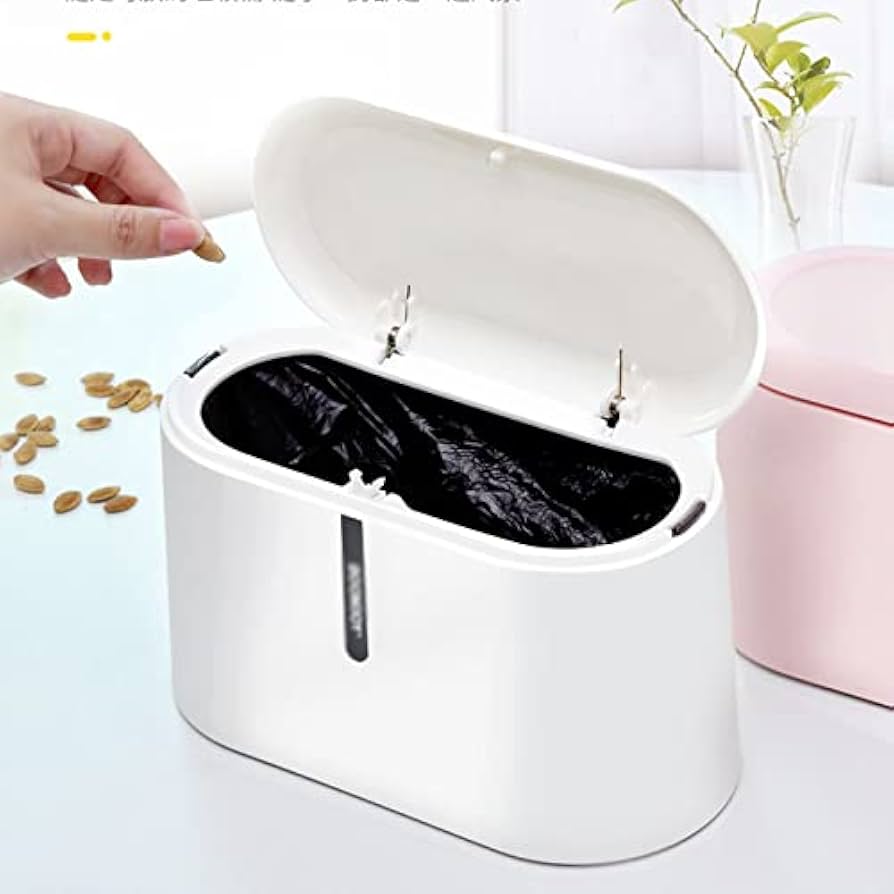 Amazon｜ふた付き ごみ箱, ゴミ箱 4リットル プラスチック 刻印 汚れに