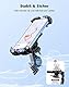 Rolgno Handyhalterung Fahrrad, [EIN-Knopf Sperre][Sicherer Halt] Handyhalterung Motorrad, 360° Drehbar Handyhalter für Fahrrad Lenker, Kompatibel mit iPhone 16/15, Samsung S25/S24 (4.7-6.8) motack