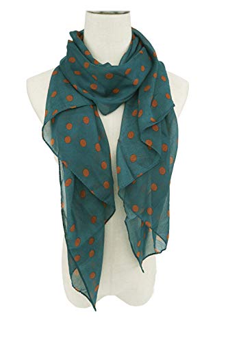 YOUR SMILE Polka Dot Voile Shawl Scarf #TOP12