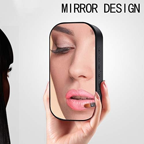 YAYUSI Bluetooth Alarm Clock Speaker demonstrating its mirror design