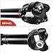 A-Premium Front Complete Drive Shaft Prop Shaft Driveshaft Assembly Compatible with Jeep Grand Cherokee 1993 1994 1995 V8 5.2L, 4WD Automatic Transmission, Replace# 53008427