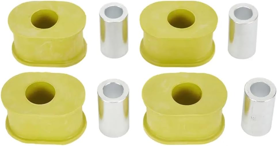 Rubber Car Bushings Compatible with E65 E66 745i Door Brake Hinge Control Strap Replacement 4 Pieces Auto Accessories