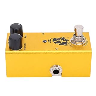 Pédale d’effet Tremolo, alliage d’aluminium Portable jaune True Bypass Tremolo guitare Mini pédale d’effet accessoires d… - Les Beatles, Paul McCartney, John Lennon, RIngo Starr, George Harrison Pédale d'effet Tremolo, alliage d'aluminium Portable jaune True Bypass Tremolo guitare Mini pédale d'effet accessoires d… – Image 4