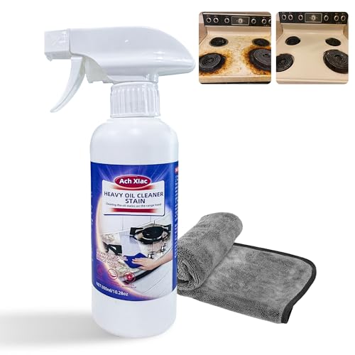 Ach Xlac Oven Cleaner, 1PCS Heavy Oil Cleaner Stain, Effective Multi-Purpose Clean with Spray for...
