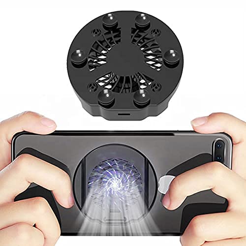 CROGIE Pubg Cooling Fan Cell Phone Radiator Mobile Phone Compatible with 4.5-7” Phone11/11 Pro Max/8 Plus/X/XR/XS Galaxy S20/S10/S9/Note 20,for Playing Games Watching Video