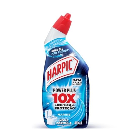 Desinfetante Sanitário Líquido Harpic Power Plus Marine 500ml