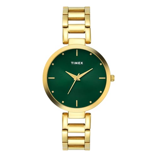 Image of TIMEX Analog Watch for Woman with Round Dial & Water Resistant Women's Wrist Watches