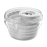Guzzini Centrifuga Insalata Kitchen Active Design, Trasparente, Ø28 x h18 cm