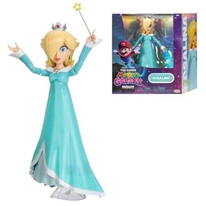 Figurine Rosalina Super Mario Galaxy 12cm avec Baguette et Support