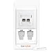 kwmobile 2X Módulo Keystone Cat 6A - Carcasa metálica RJ45 10Gbit/s y...