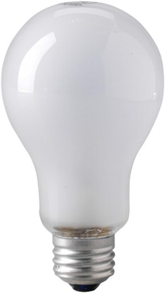 EiKO ECA Inside Frosted Photoflood Light Bulb (4-Pack), 120 Voltage Rating, 250 Watts, 2.08 Amps, Medium Screw (E26) Base, A-23 Bulb, C-9 Filament, 5.52"/140.2mm MOL, 2.76"/70.0mm MOD
