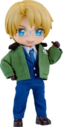 オランジュ・ルージュ ヘタリア World★Stars ねんどろいどどーる アメリカ 布・磁石・プラスチック製 塗装済み可動フィギュア ノンスケール 専用台座付属 全高約140mm
