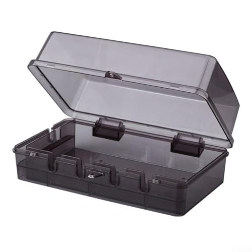 Zilimontt Boîte de prise étanche pour l'extérieur, 6 prises de courant, boîtier électrique en ABS pour jardin, terrasse, jardin, cour, noir