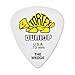 Dunlop 424P.73 Tortex Wedge, White/Yellow, .73mm, 12/Player's Pack