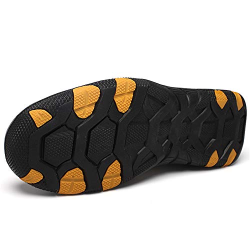 BIFINI Men's Suede Oxford Shoes Casual Lace Up Flats Driving Loafers4