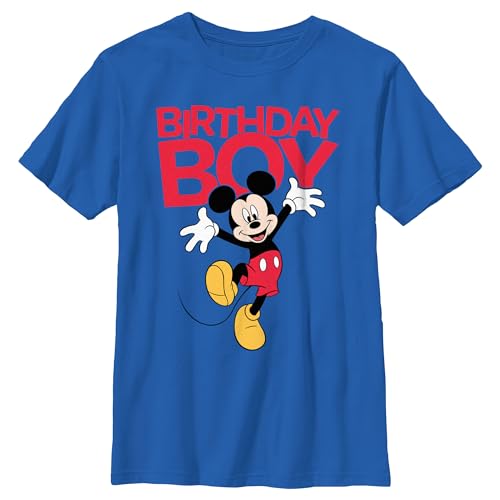 Boy's Mickey & Friends Happy Birthday Boy T-Shirt
