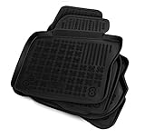 rutschfest AZUGA Hohe Gummi Fußmatten mit Rand AZ10300042