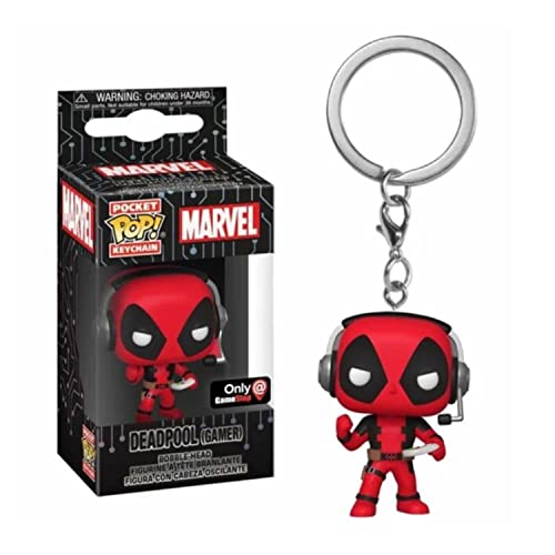 Funko Pocket Pop Keychain Marvel Deadpool Gamer figurine exclusive