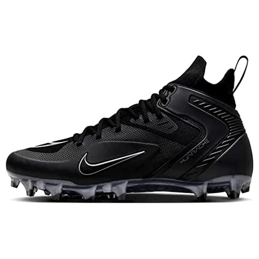 Nike Alpha Huarache 8 Elite LAX Lacrosse Cleats Men's Black CW4440-011 (us_Footwear_Size_System, Adult, Men, Numeric, Medium, Numeric_11)