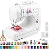 FONCOOD Sewing Machine for Beginners, Adults and Kids，36 Threads& 12 Built-in Stitches,2-Speed Foot Pedal,Portable Lightweight Sewing Machine with Basic Kit, Ideal for Home Use DIY and Travel