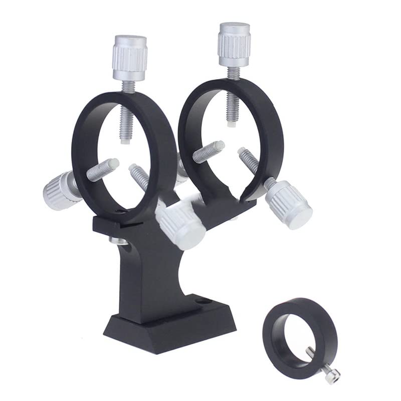 Soporte de puntero ajustable de doble anillo para telescopio astronómico 6