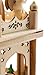 BRUBAKER Christmas Decoration Pyramid 18 Inches Wood Winter Scene - 3 Tier Carousel with 6 Candle Holders