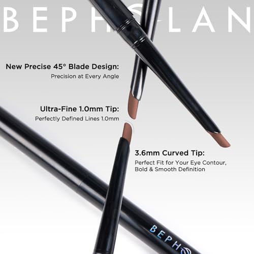 BEPHOLAN Brown Eyeliner Pencil, D-Tip Precision Waterproof Gel Eyeliner, Smudge Proof Longwear Eye Liner for Waterline Eye Makeup Matte Finish — view 3