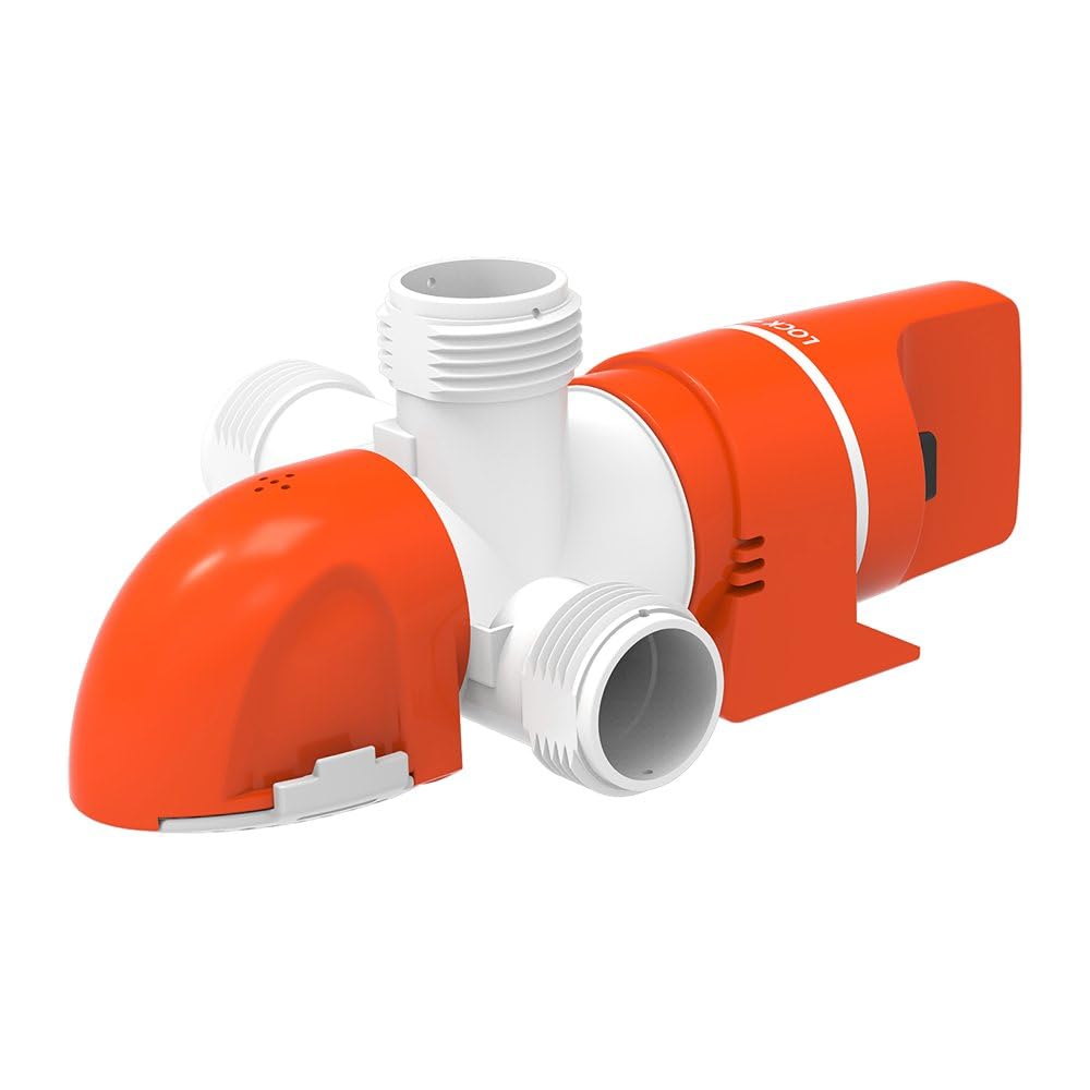 SEAFLO Automatische Bilgenpumpe Low Profile 12V - 50L/min - Elektronische Erkennung - horizontale oder vertikale Montage - Ausgang Ø 19mm - für Boot