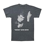 David Bowie - Heroes Soft T-Shirt Grey