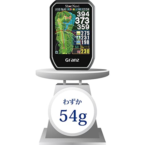 Shot Navi(ショットナビ) Granz BK ゴルフGPS タッチパネル 