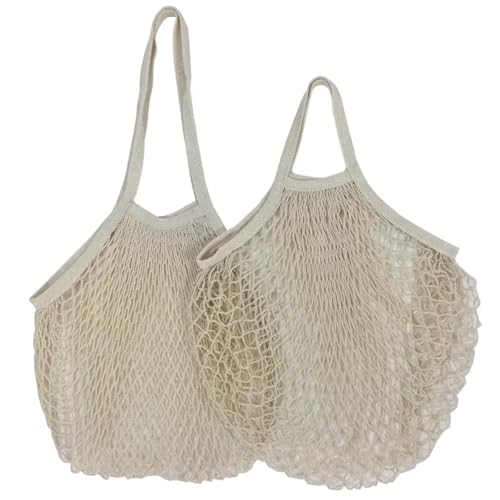 Bolsas de malla reutilizables de algodón lavables para eliminar los plásticos de un solo uso
